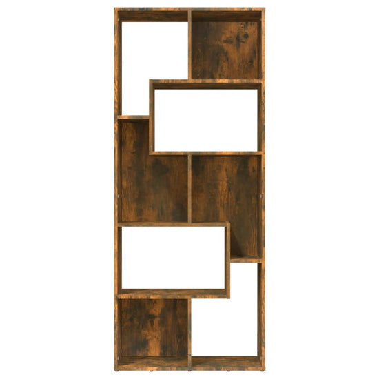 Boekenkast 67x24x161 cm bewerkt hout gerookt eikenkleurig MeubelReus