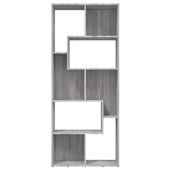 Boekenkast 67x24x161 cm bewerkt hout grijs sonoma eikenkleurig MeubelReus