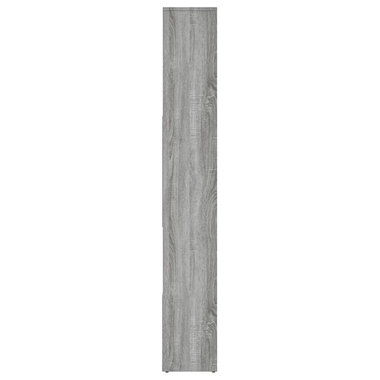 Boekenkast 67x24x161 cm bewerkt hout grijs sonoma eikenkleurig MeubelReus
