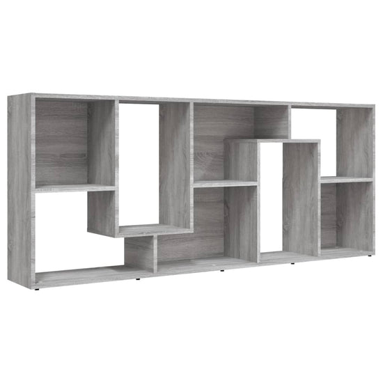 Boekenkast 67x24x161 cm bewerkt hout grijs sonoma eikenkleurig MeubelReus