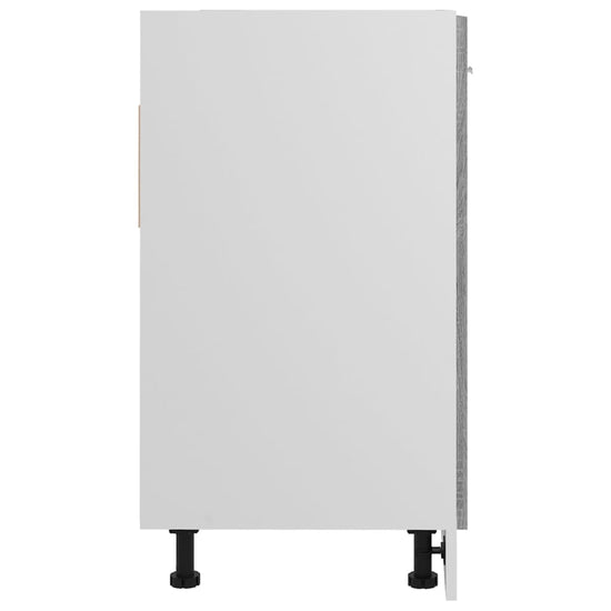 Gootsteenkast 80x46x81,5 cm bewerkt hout grijs sonoma eiken MeubelReus