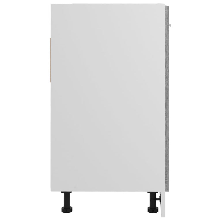 Gootsteenkast 80x46x81,5 cm bewerkt hout grijs sonoma eiken MeubelReus