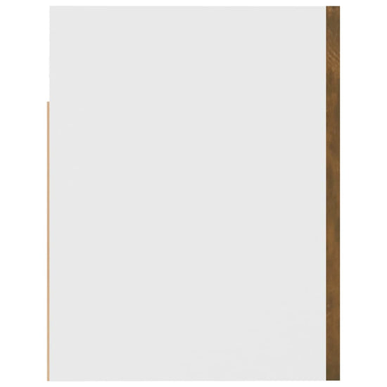 Wandkast hangend 60x31x40 cm bewerkt hout gerookt eikenkleurig MeubelReus