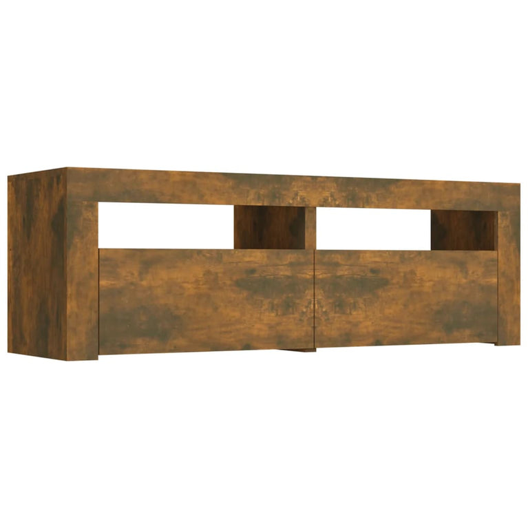Tv-meubel met LED-verlichting 120x35x40 cm sonoma eikenkleurig MeubelReus
