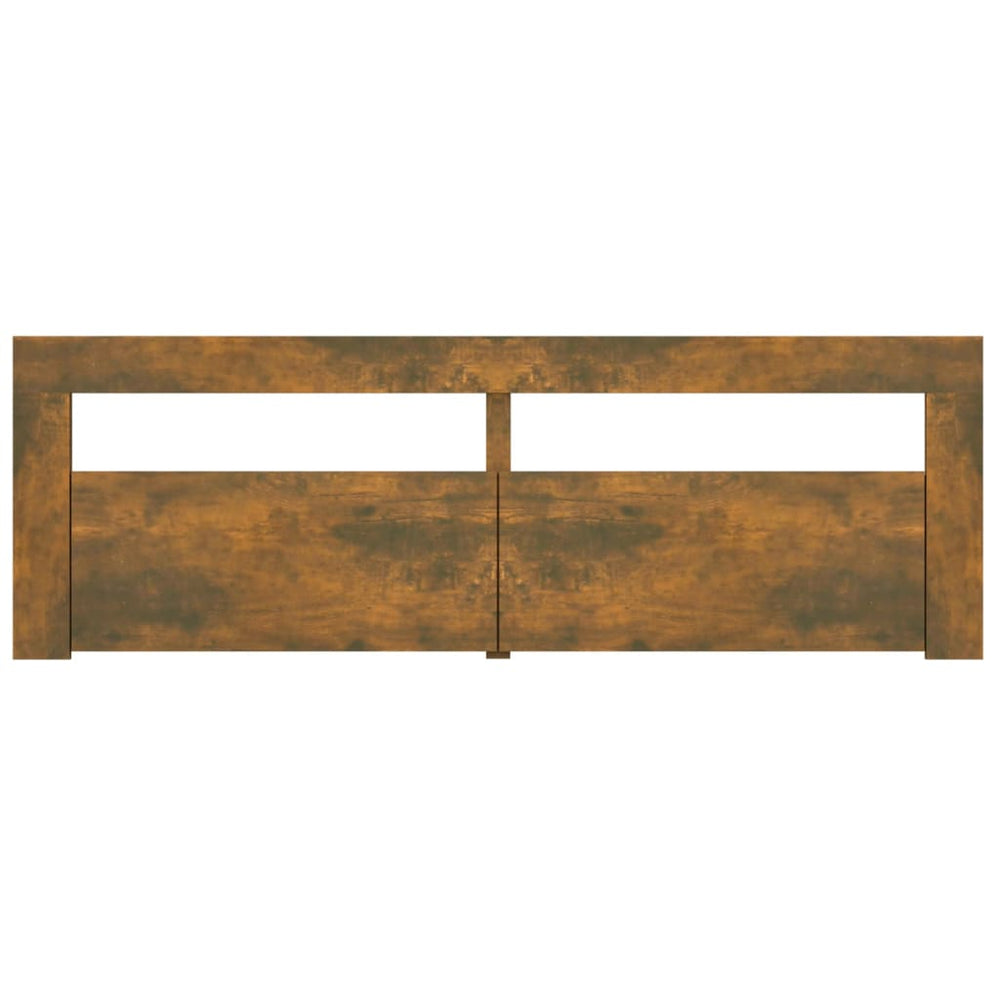 Tv-meubel met LED-verlichting 120x35x40 cm sonoma eikenkleurig MeubelReus