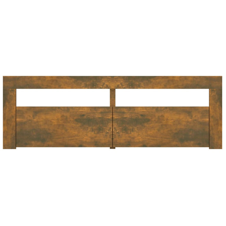 Tv-meubel met LED-verlichting 120x35x40 cm sonoma eikenkleurig MeubelReus
