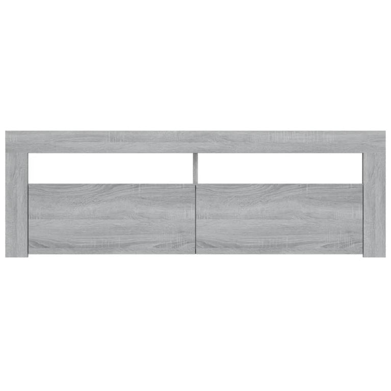 Tv-meubel met LED-verlichting 120x35x40 cm grijs sonoma eiken MeubelReus