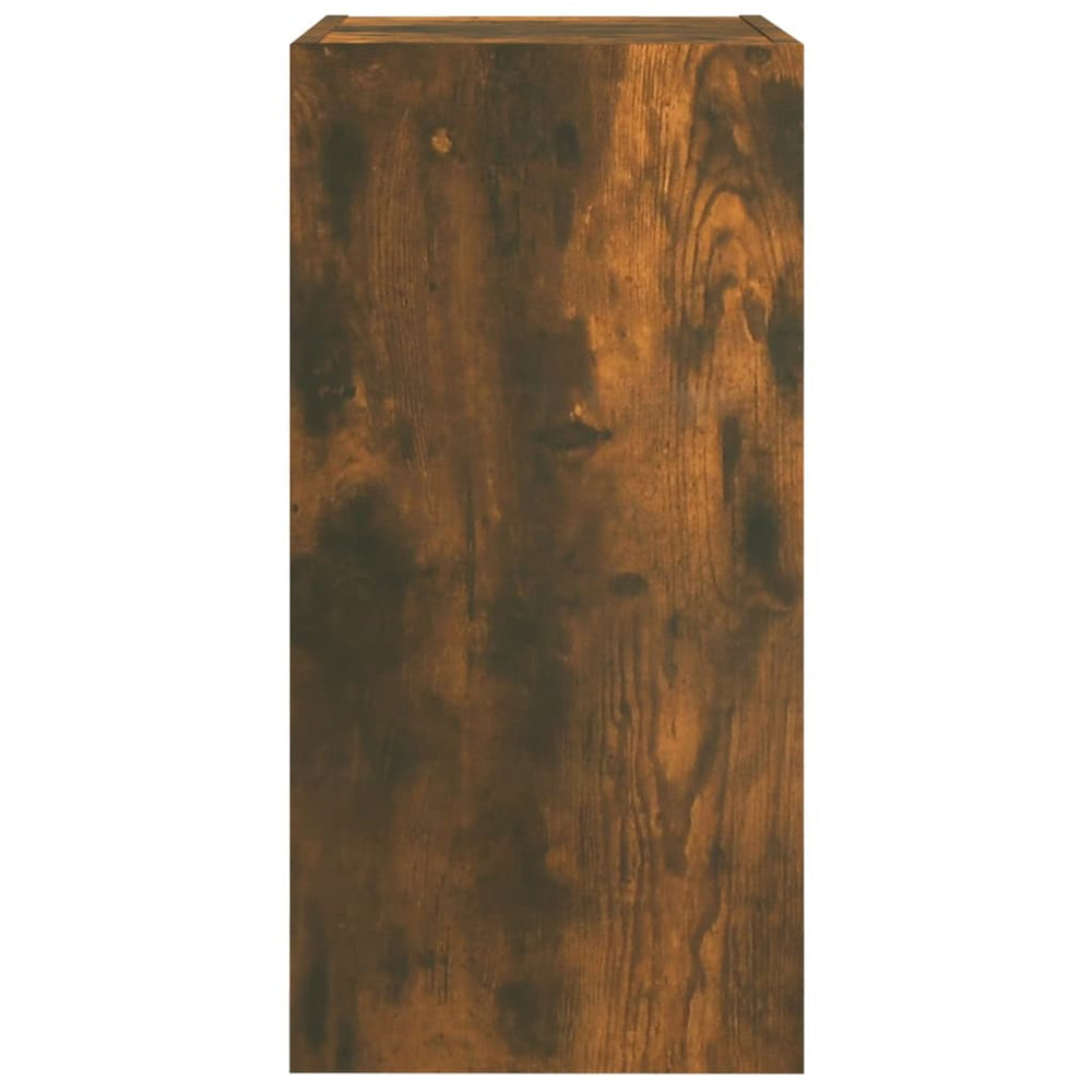 Tv-meubel 30,5x30x60 cm bewerkt hout gerookt eikenkleurig MeubelReus