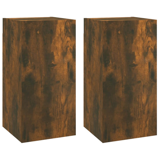Tv-meubelen 2 st 30,5x30x60 cm bewerkt hout gerookt eikenkleur MeubelReus