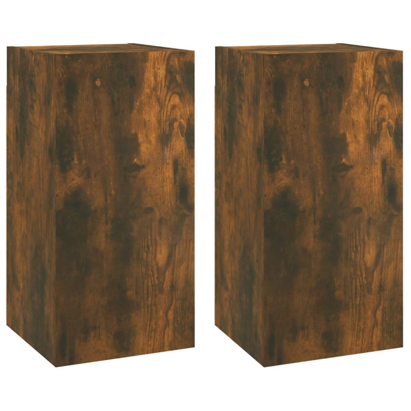 Tv-meubelen 2 st 30,5x30x60 cm bewerkt hout gerookt eikenkleur MeubelReus