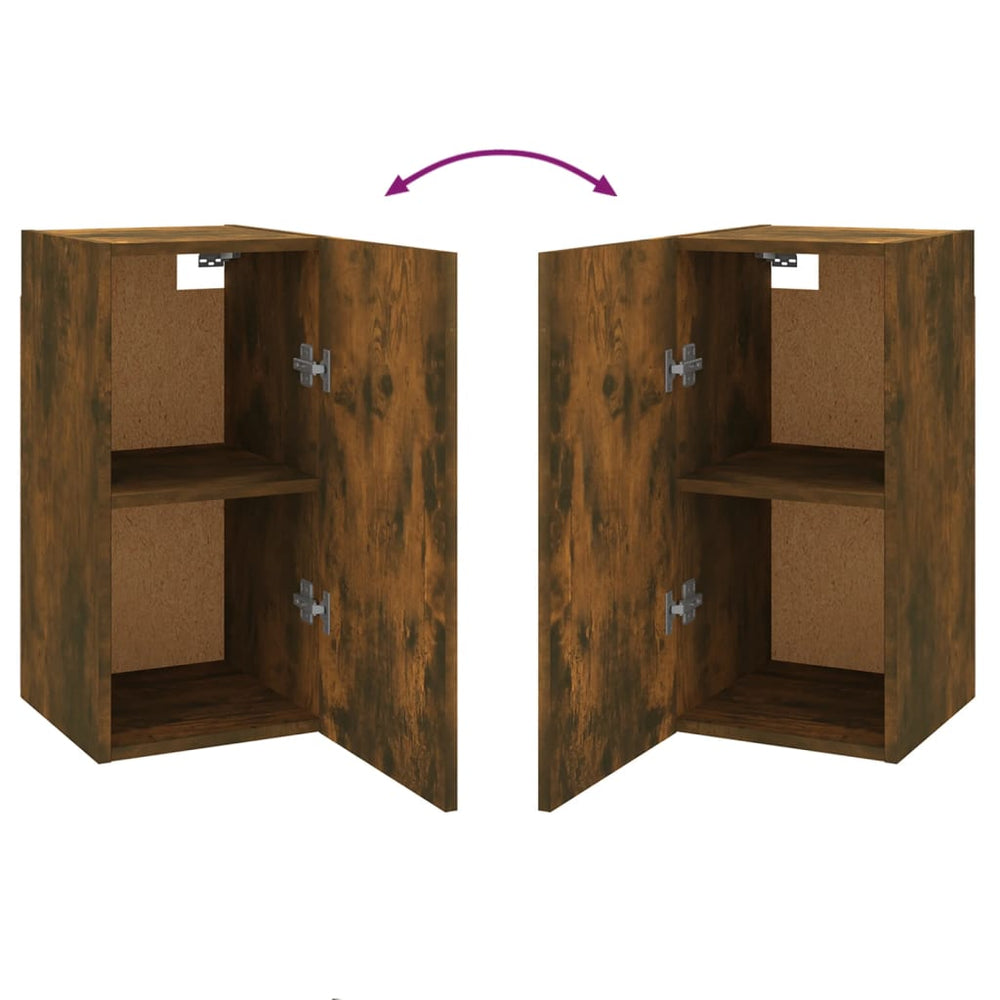 Tv-meubelen 2 st 30,5x30x60 cm bewerkt hout gerookt eikenkleur MeubelReus