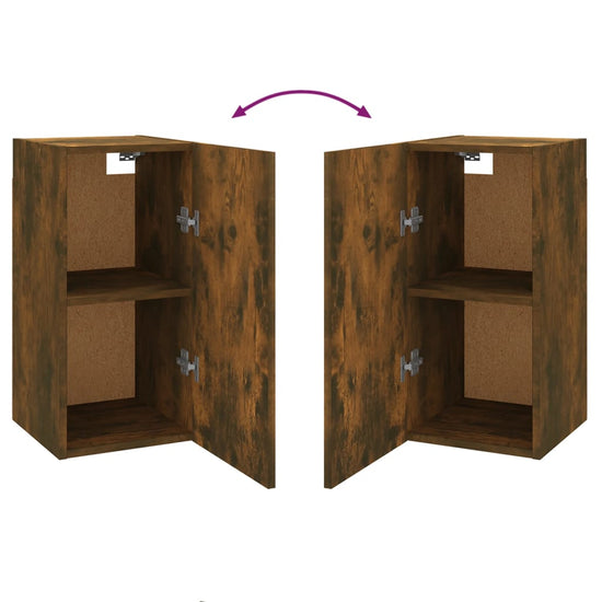 Tv-meubelen 2 st 30,5x30x60 cm bewerkt hout gerookt eikenkleur MeubelReus
