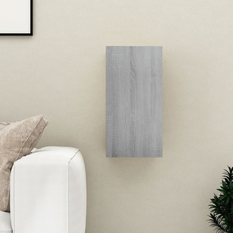 Tv-meubel 30,5x30x60 cm bewerkt hout grijs sonoma eikenkleurig MeubelReus