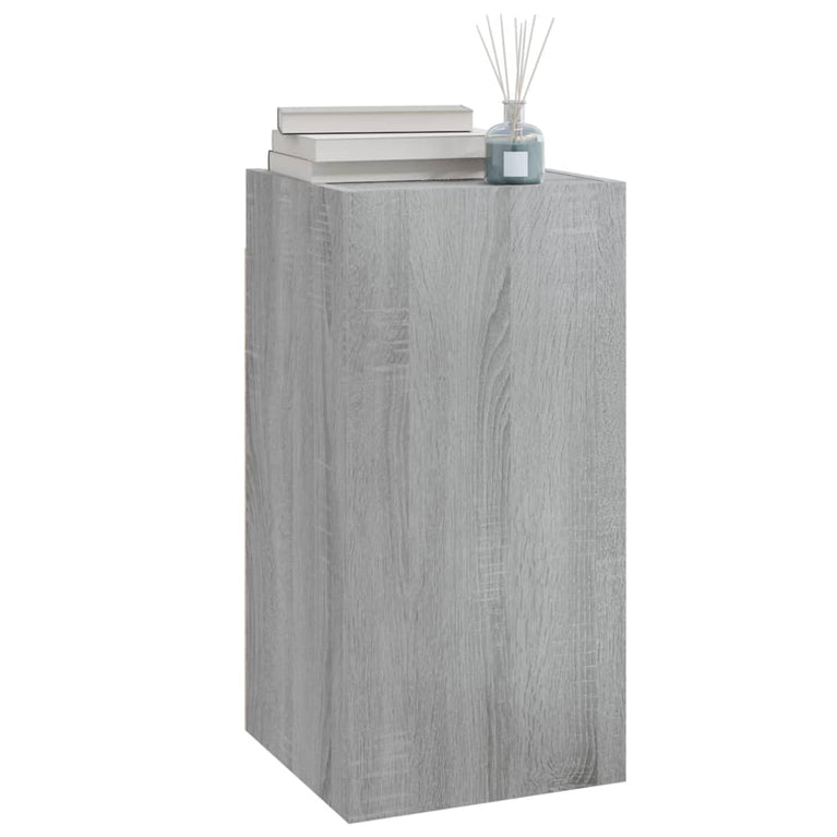Tv-meubelen 2 st 30,5x30x60 cm bewerkt hout grijs sonoma eiken