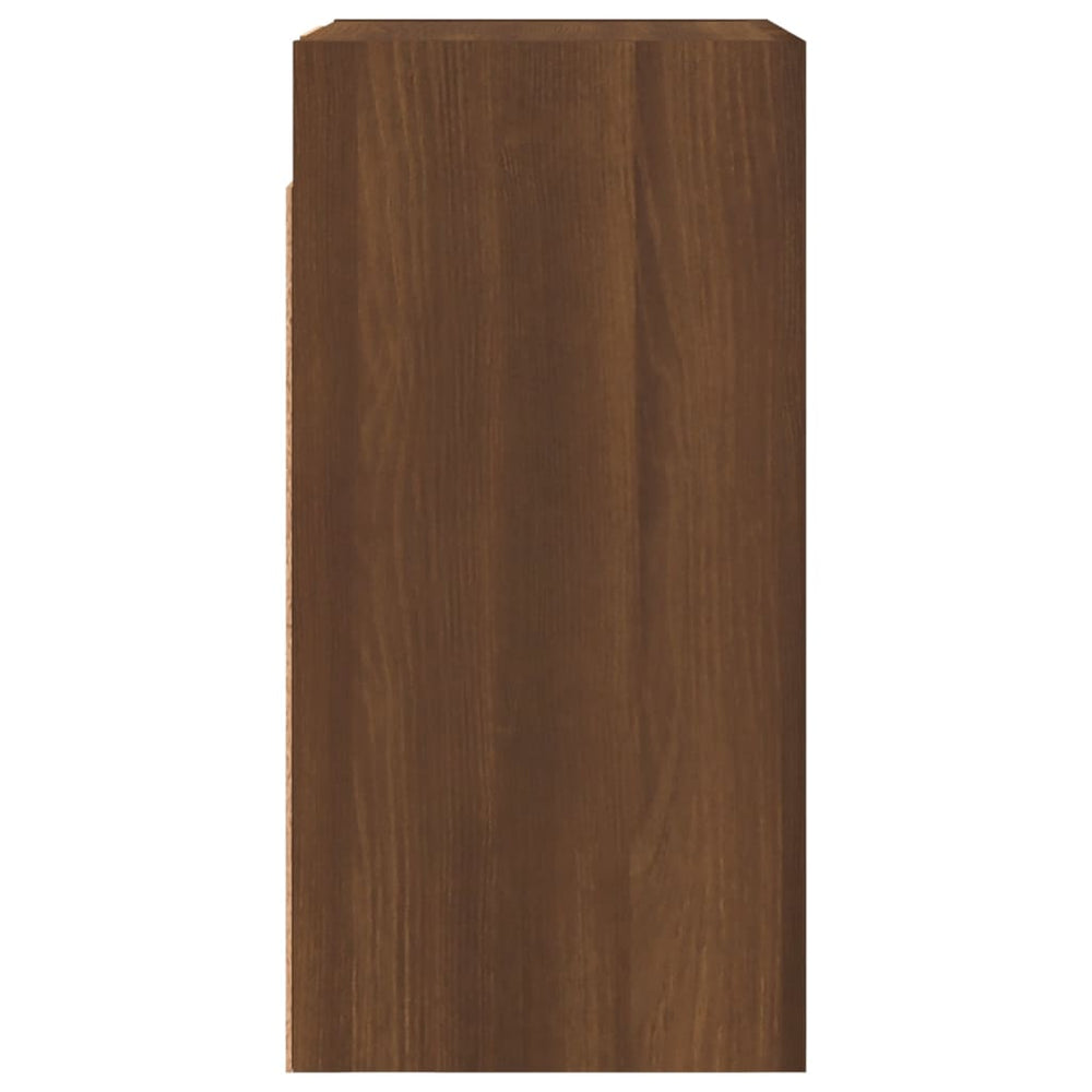Tv-meubel 30,5x30x60 cm bewerkt hout bruineikenkleurig MeubelReus