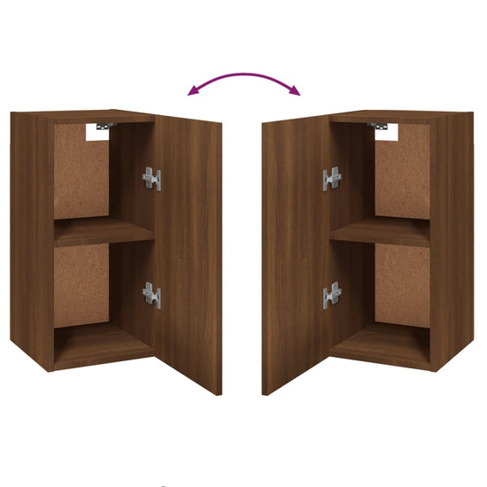Tv-meubel 30,5x30x60 cm bewerkt hout bruineikenkleurig MeubelReus