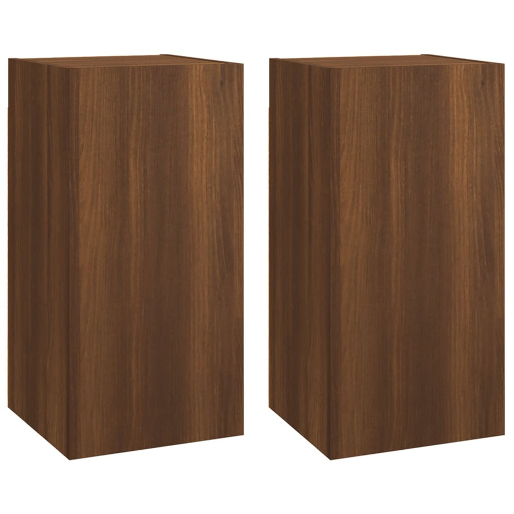 Tv-meubelen 2 st 30,5x30x60 cm bewerkt hout bruineikenkleurig MeubelReus