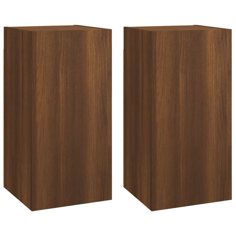 Tv-meubelen 2 st 30,5x30x60 cm bewerkt hout bruineikenkleurig MeubelReus