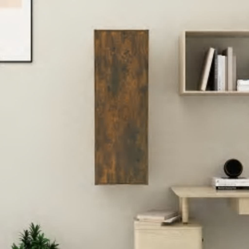 Tv-meubel 30,5x30x90 cm bewerkt hout gerookt eikenkleurig MeubelReus