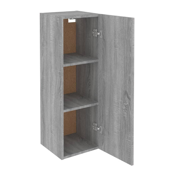 Tv-meubel 30,5x30x90 cm bewerkt hout grijs sonoma eikenkleurig MeubelReus