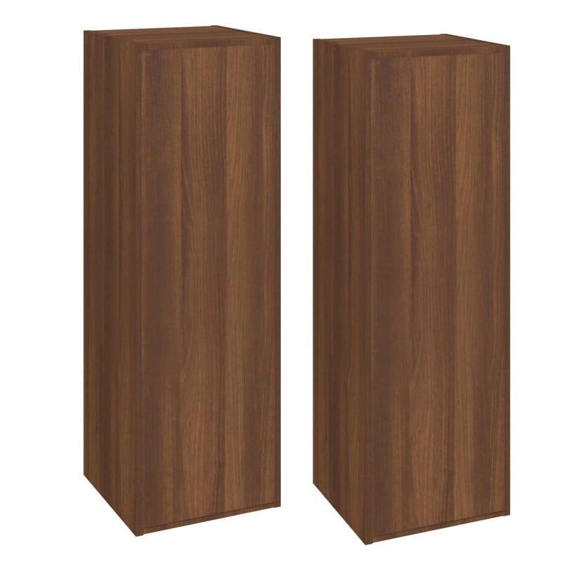 Tv-meubelen 2 st 30,5x30x90 cm bewerkt hout bruineikenkleurig MeubelReus