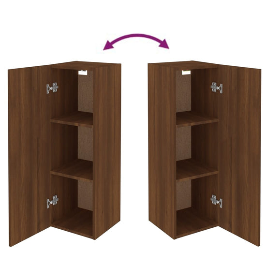 Tv-meubelen 2 st 30,5x30x90 cm bewerkt hout bruineikenkleurig MeubelReus