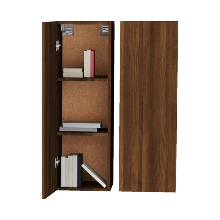 Tv-meubelen 2 st 30,5x30x90 cm bewerkt hout bruineikenkleurig MeubelReus