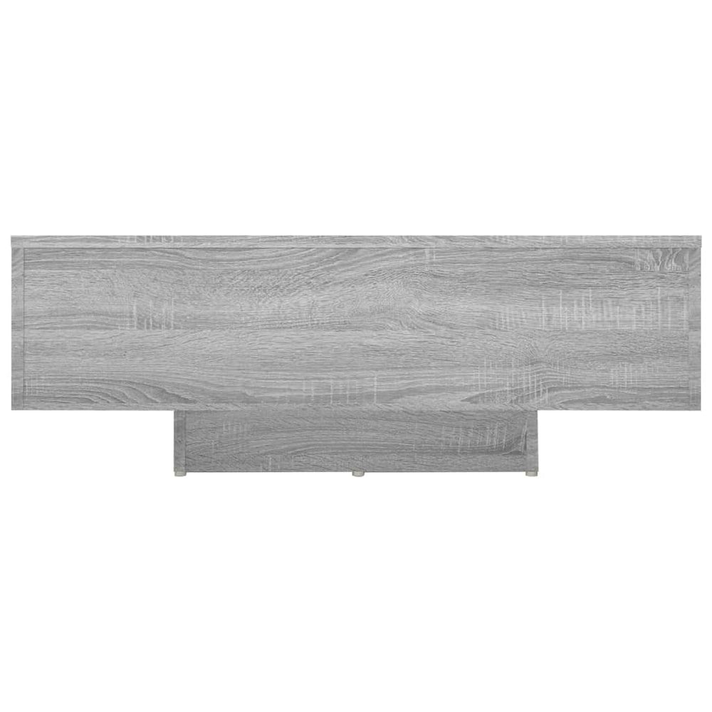 Salontafel 85x55x31 cm bewerkt hout grijs sonoma eikenkleurig MeubelReus