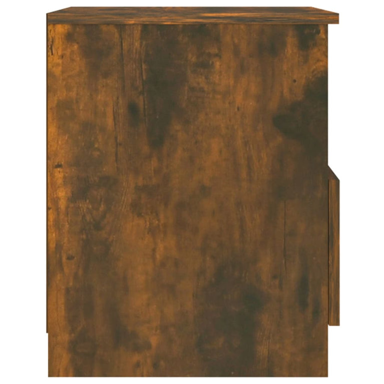 Nachtkastjes 2 st 40x40x50 cm bewerkt hout gerookt eikenkleurig MeubelReus
