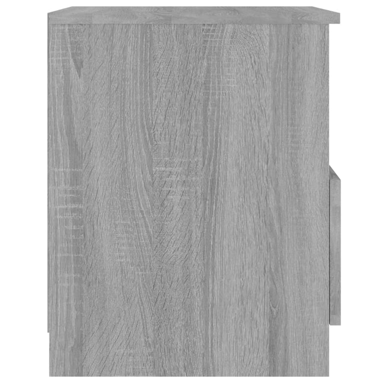 Nachtkastjes 2 st 40x40x50 cm bewerkt hout grijs sonoma eiken MeubelReus