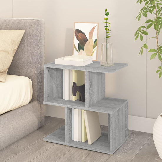 Nachtkastjes 2 st 50x30x51,5 cm bewerkt hout grijs sonoma eiken MeubelReus