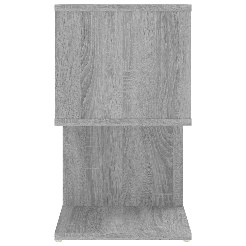 Nachtkastjes 2 st 50x30x51,5 cm bewerkt hout grijs sonoma eiken MeubelReus