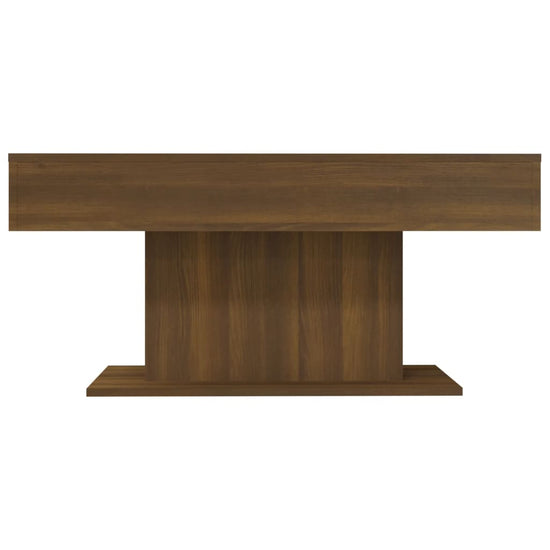 Salontafel 96x50x45 cm bewerkt hout bruineikenkleurig MeubelReus