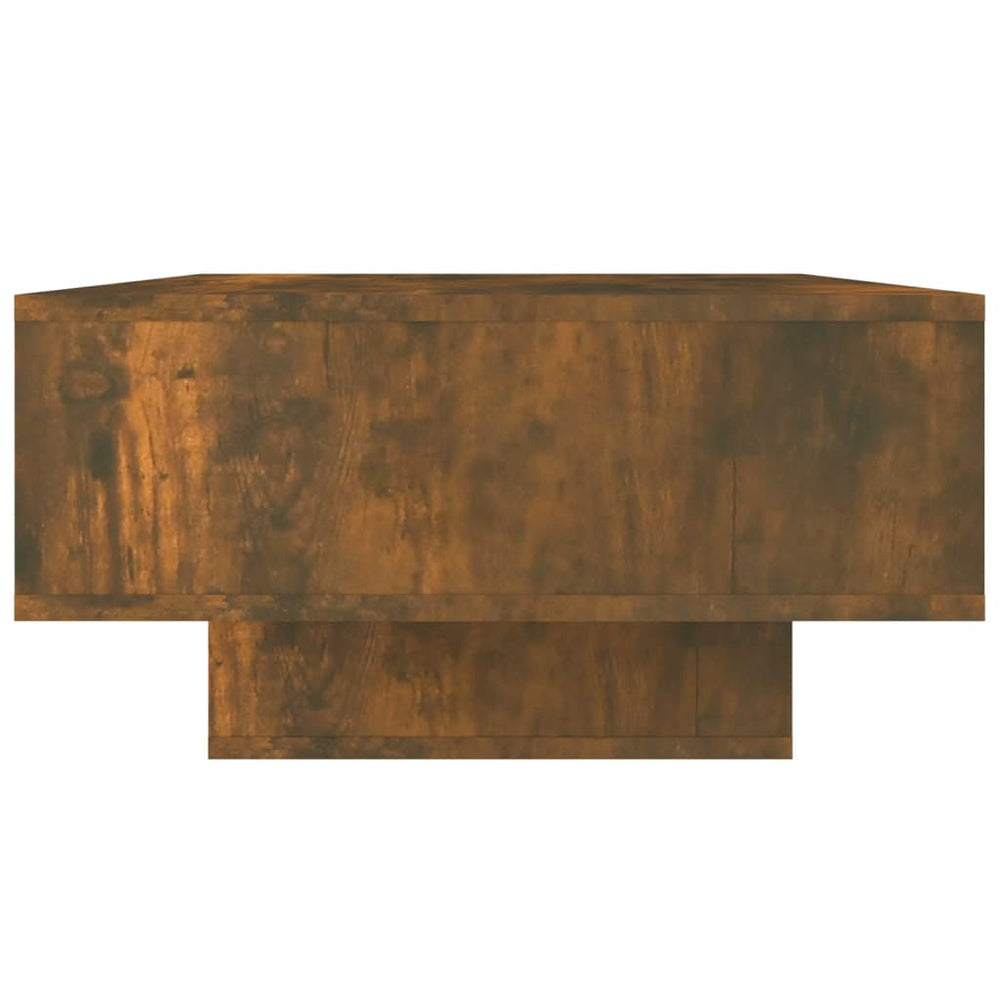 Salontafel 105x55x32 cm bewerkt hout gerookt eikenkleurig MeubelReus