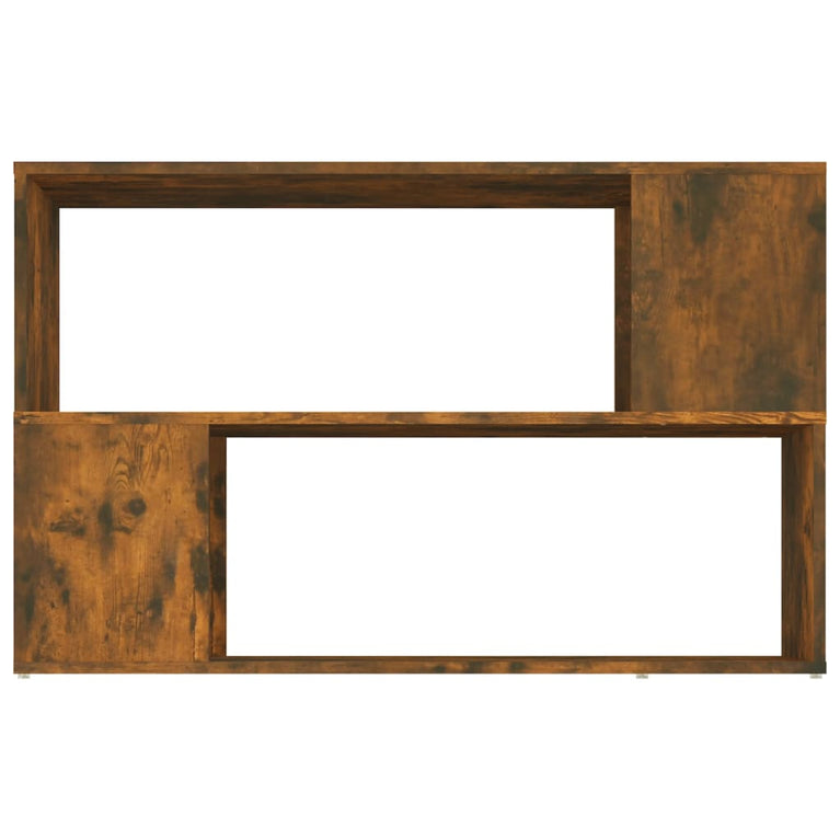 Boekenkast 100x24x63 cm bewerkt hout gerookt eikenkleurig MeubelReus
