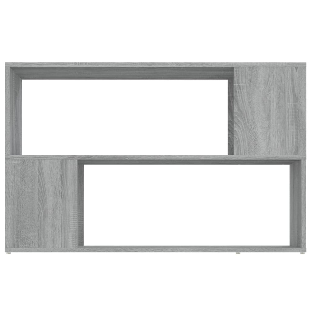 Boekenkast 100x24x63 cm bewerkt hout grijs sonoma eikenkleurig MeubelReus
