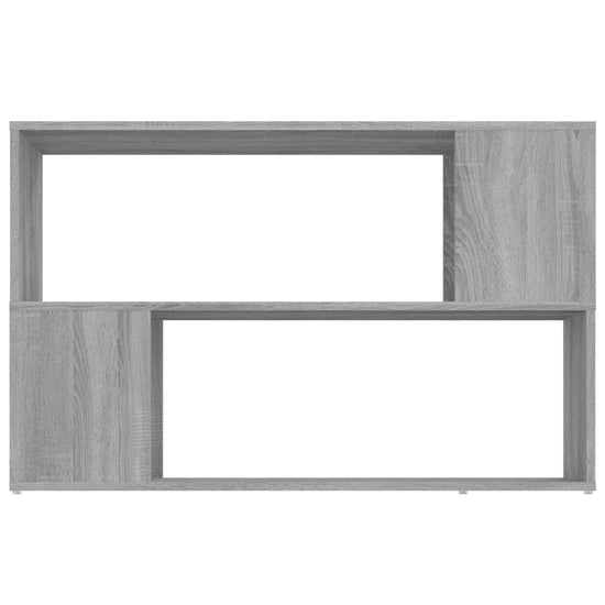Boekenkast 100x24x63 cm bewerkt hout grijs sonoma eikenkleurig MeubelReus