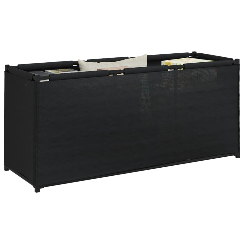 Opbergbox 105x34,5x45 cm stof zwart MeubelReus