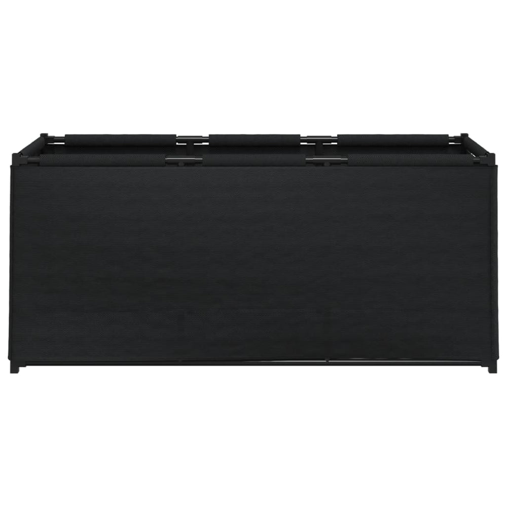 Opbergbox 105x34,5x45 cm stof zwart MeubelReus