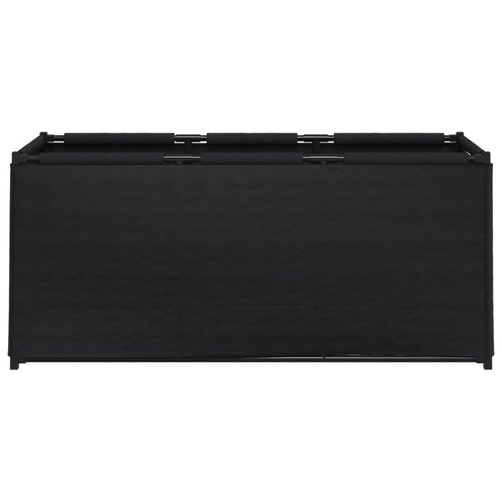 Opbergbox 105x34,5x45 cm stof zwart MeubelReus