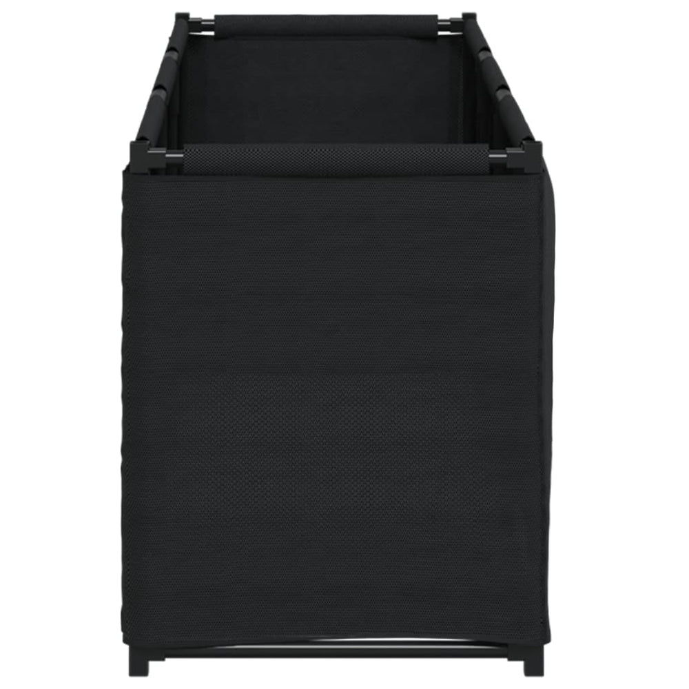 Opbergbox 105x34,5x45 cm stof zwart MeubelReus