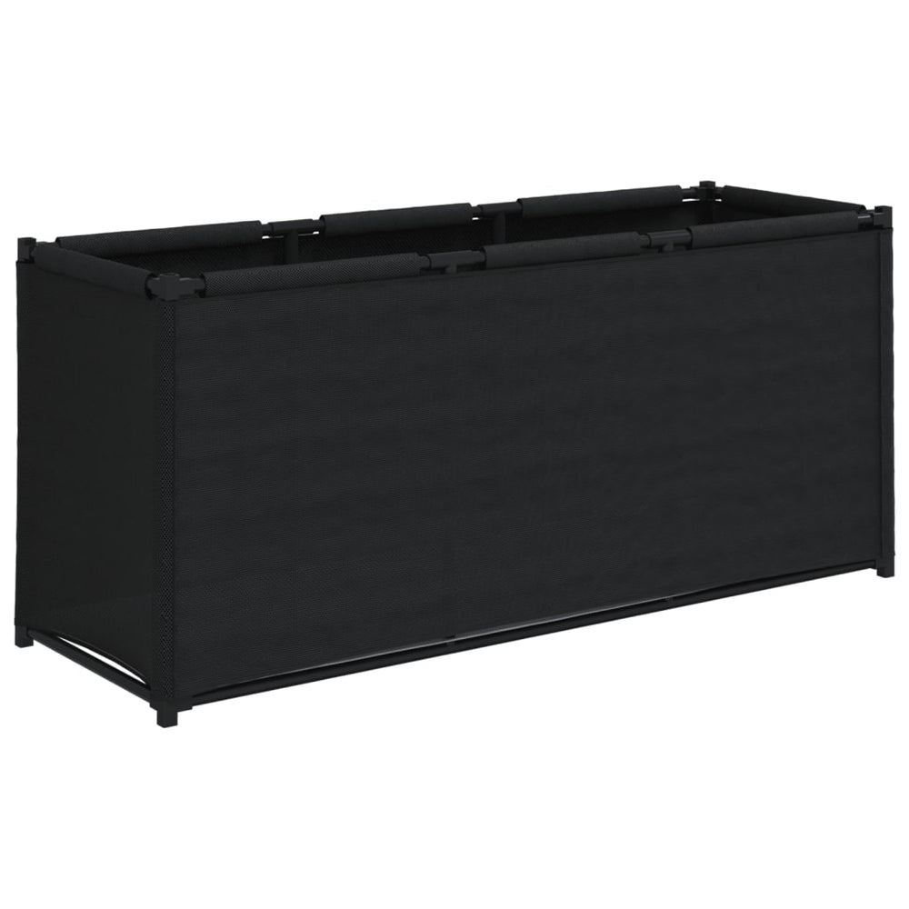 Opbergbox 105x34,5x45 cm stof zwart MeubelReus