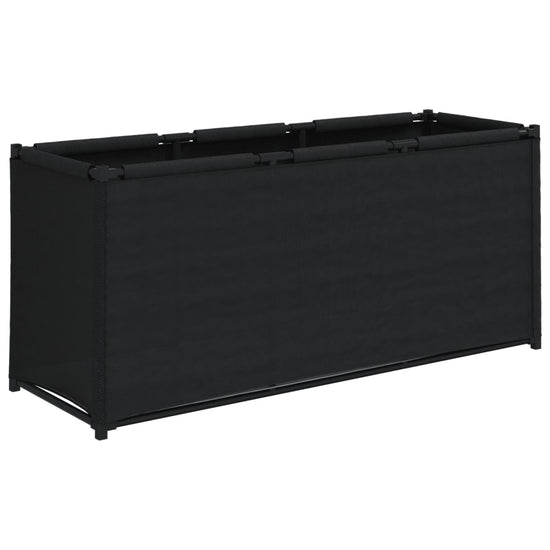 Opbergbox 105x34,5x45 cm stof zwart MeubelReus