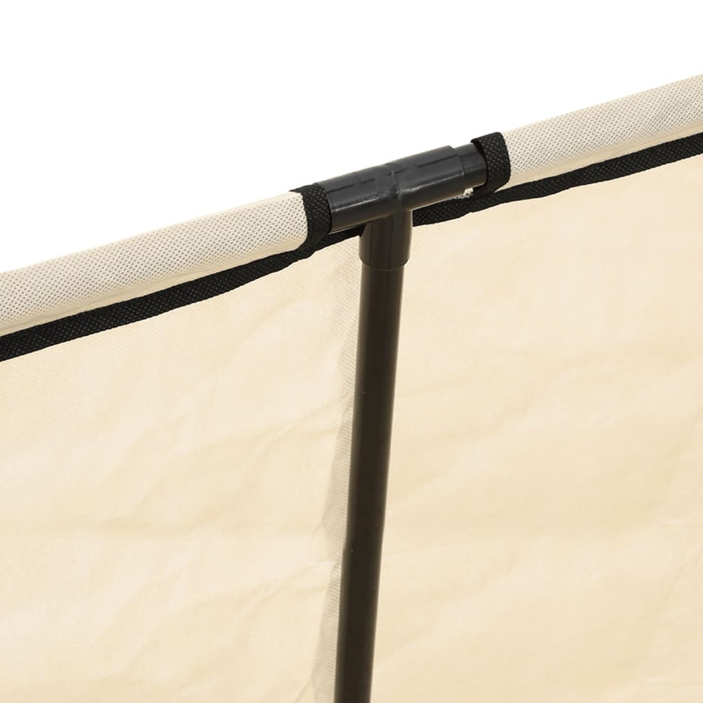 Opbergbox 105x34,5x45 cm stof crèmekleurig MeubelReus