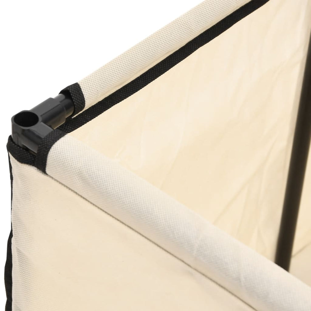 Opbergbox 105x34,5x45 cm stof crèmekleurig MeubelReus