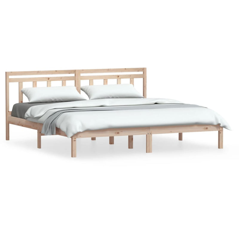 Bedframe massief hout 180x200 cm 6FT super king