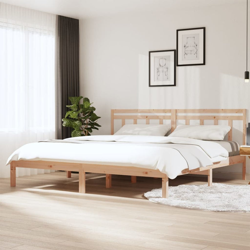 Bedframe massief hout 180x200 cm 6FT super king
