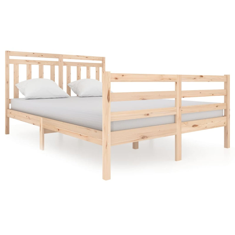 Bedframe massief hout 140x200 cm