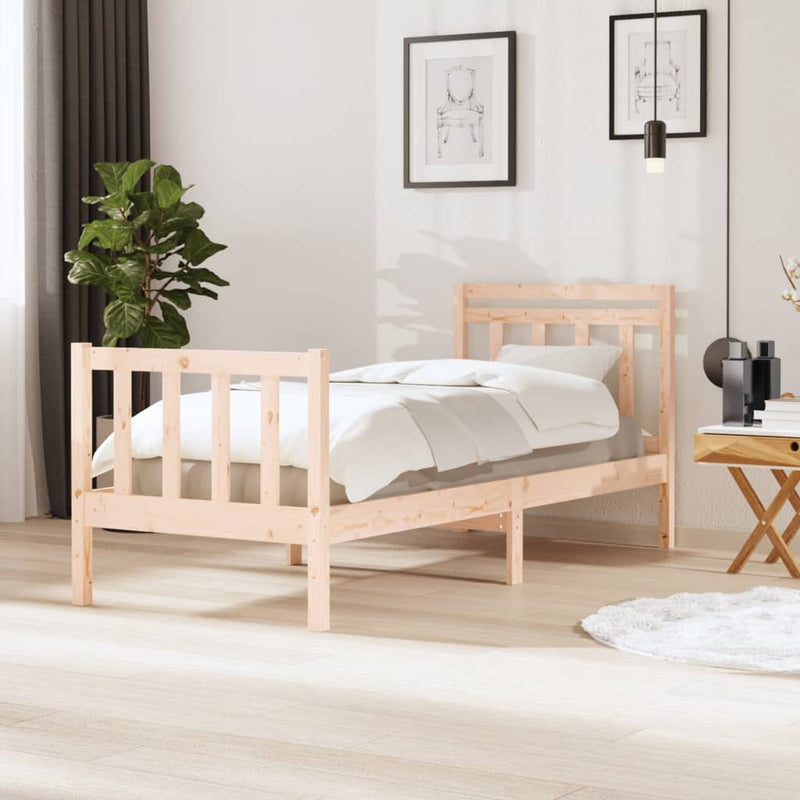 Bedframe massief hout 75x190 cm 2FT6 Small Single