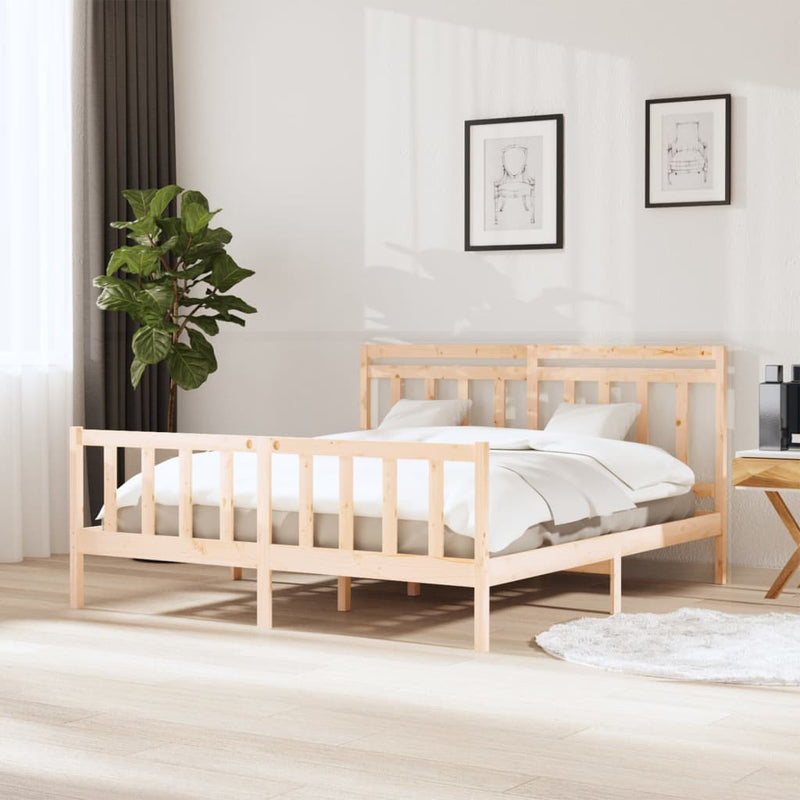 Bedframe massief hout 160x200 cm